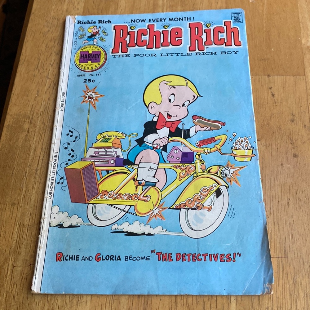 Richie Rich the Poor Little Rich Boy #141 Harvey 1976